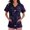 Cyan_007, variant on Halloween Scrubs Shirts Women Funny Bat Printed Casual Soft Stretchy Short Sleeve V Neck T Shirts Breathable Nurse Uniforms Top with Pocket White S