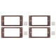 thumbnail image 1 of 4 Piezas Humbucker de Madera de Guitarras Electricas Marco de Registro de Guitarra Anillo de Montaje de Registro, 1 of 8