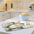 thumbnail image 6 of qxltty Cartoon White Peony Kitchen Drying Mat Extremely Absorbent Microfiber Dish Mats for Plates Cutlery Pots and Pans 16×18in, 6 of 8