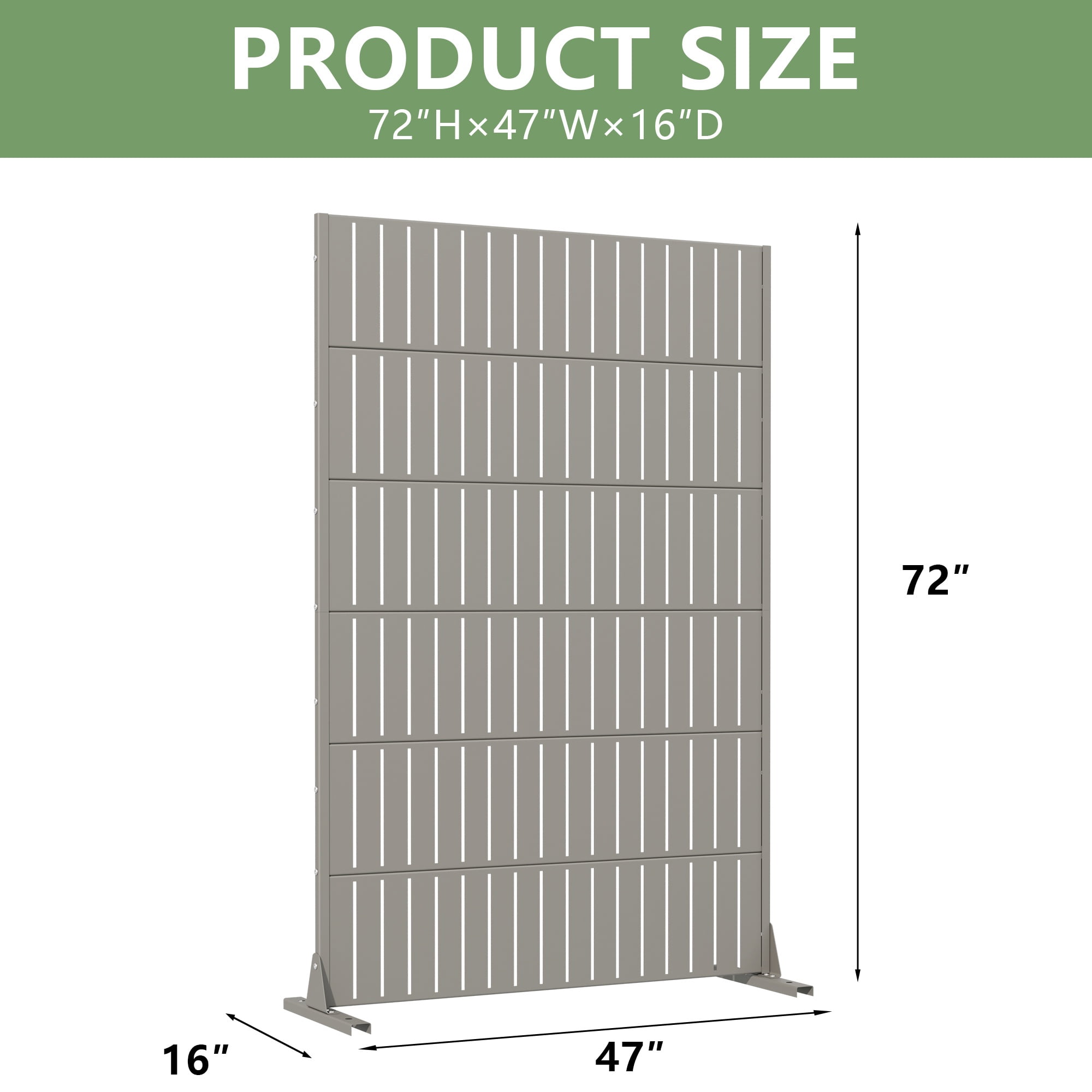 Privacy Metal Screen Fence Panel