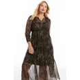 thumbnail image 2 of June & Vie Women's Plus Size Tiered Maxi Dress, 2 of 6