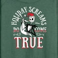 thumbnail image 3 of The Nightmare Before Christmas - Holiday Screams Come True - Women's Lightweight French Terry Long Sleeve Shirt, 3 of 5