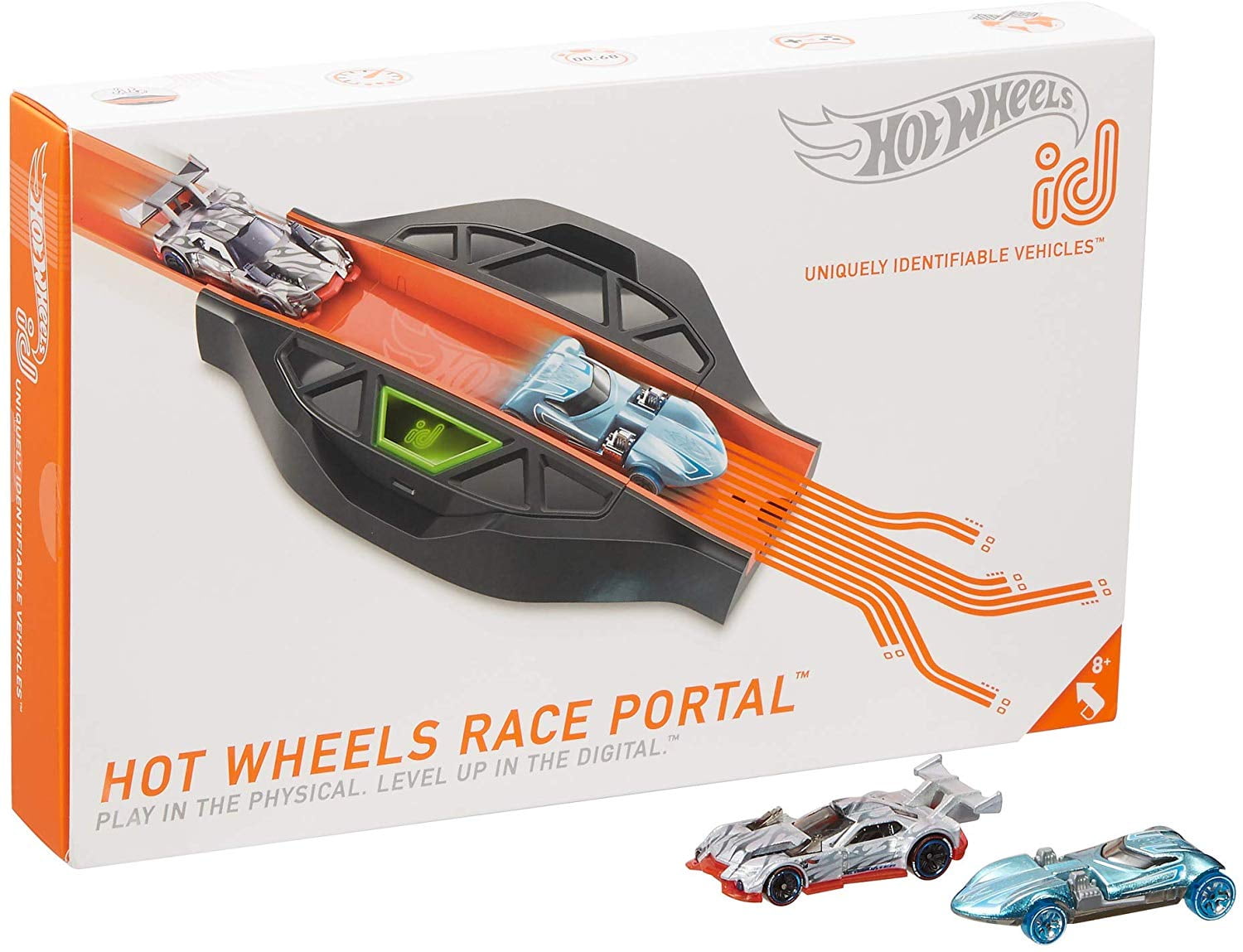 Hot Wheels FXB53 ID Race Portal Bluetooth Contains 2 Cars for sale online 