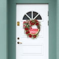 thumbnail image 2 of Naiovety de pared no marchita para Navidad, respetuosa con el medio ambiente y fácil de mantener para decoración de puertas Flores artificiales Tipo D, 2 of 6