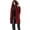 Wine, variant on Lindreshi Womens Jackets with Hood on Clearance Women's Long Sleeve Pure Color Loose Long Sweater Cardigan Hooded Outwear