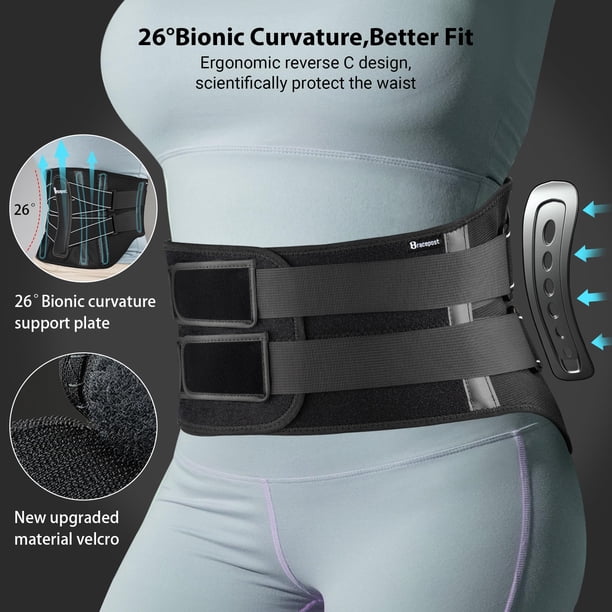 FREETOO Ceinture de Soutien Lombaire Maintenir Bien Les Lombaires et Le