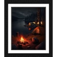 thumbnail image 2 of Maki 20x24 Black Ornate Wood Framed With Double Matting Wall Art Titled - A Delightful Night Ii, 2 of 6