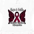thumbnail image 3 of Inktastic Multiple Myeloma Cancer Awareness Hope & Faith with Butterfly Ribbon Girls Toddler Dress, 3 of 4