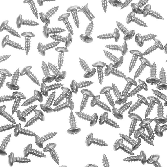 ULTNICE Self Tapping Screws for Wood Metal Plastic Construction 100Pcs M5*12