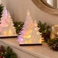 thumbnail image 4 of Christmas Tree with Lights,Farmhouse Table Decor Wooden Led Centerpiece,Tabletop Christmas Tree for Home Decorations,Rustic Holiday Desk Decor,1 Set, 4 of 6