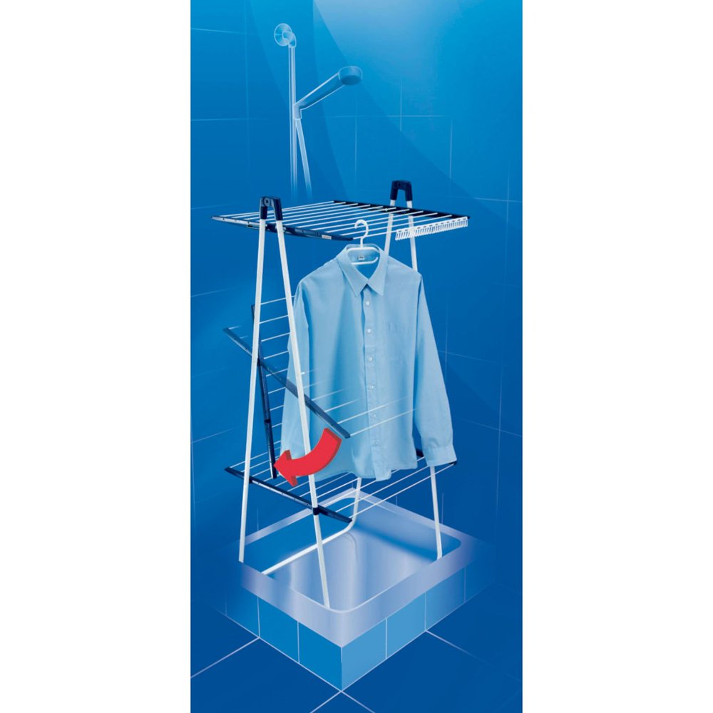 Leifheit Tower 200 Deluxe Indoor and Outdoor Drying Rack