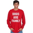 thumbnail image 5 of Dogs Family Mans Best Friend Pet Lady Long Sleeve TShirt Men Women Brisco Brands S, 5 of 6