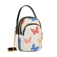 thumbnail image 7 of FORMRS Crossbody Bag for Women Quilted Travel Shoulder Cell Phone Purse with Chain Strap Handbag, Red Butterflies, 7 of 7
