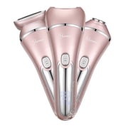Hatteker 3-in-1 Electric Shaver for Face, Chin, Arms, Legs, and Underarms Portable Pain-Free Cordless Bikini Electric Shaver IPX7