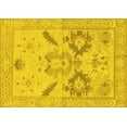 thumbnail image 1 of Ahgly Company Machine Washable Indoor Rectangle Oriental Yellow Traditional Area Rugs, 2' x 3', 1 of 4