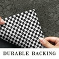 thumbnail image 6 of Black and White Small Checkered Pattern Door Rugs,Washable Non Slip Door Mats Indoor,Decorative Door Mats,Entry Mat Indoor for Entrance,Bedroom,Kitchen,Bathroom,17"x30", 6 of 6