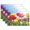 D245, variant on Ryvnso Placemats Set of 4 Summer Tulip Flower-a5 Dining Mats Heat-Resistant Non-Slip Washable Table Mat