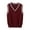 Wine, variant on YunPes Children's Knitted Vests for Primary and Secondary School Boys Girls Comfortable Fashionable Sweaters Vests