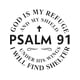 thumbnail image 2 of Camiseta inspiradora para hombre con el Salmo 91. "Dios es mi escudo", camiseta cristiana con gráficos, 100% algodón, informal, de manga corta, transpirable, para uso diario al aire libre, informal, d, 2 of 7