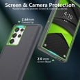 thumbnail image 5 of For Samsung Galaxy S23 Ultra Case Cover 3 in 1 Layers Rugged Heavy Duty Shockproof 6.8'' Grey, 5 of 6