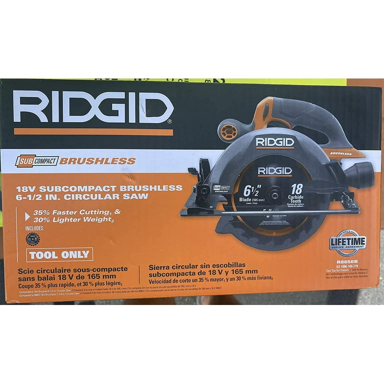 Ridgid subcompact saw 2025 blades