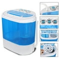 thumbnail image 5 of SuperDeal Compact Lightweight Twin Tub Washing Machine Top Load 6lbs Washer 4lbs Dryer, 5 of 11