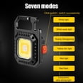thumbnail image 2 of 2x COB LED Mini Llaveros Linterna 500lm Lámpara Bolsillo Impermeable (D), 2 of 6
