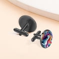 thumbnail image 6 of Unicorn Stylish Silver Jewelry Cufflink Sets Made of Stainless Steel for Formal Attire - Ideal for Weddings, Banquets, and Business Meetings, 6 of 6