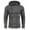 Grey, variant on COOFANDY Men Knitted Hoodies Pullover Casual Long Sleeve Slim Fit Turtleneck Sweaters