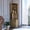 Dark Brown, variant on Two - Door Bar Cabinet with 8 Cubbies / Fit for Liquor Display and Storage