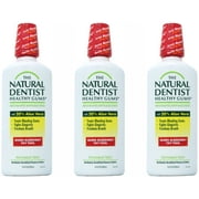 The Natural Dentist Healthy Gums Mouth Wash, Peppermint Twist, 16.9 Fl Oz (Pack of 3)