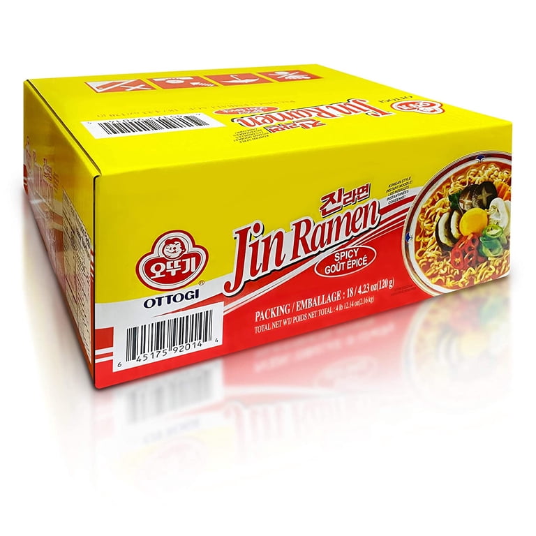 OTTOGI] Jin Ramen, Hot Flavored - Best Tasting Traditional Korean