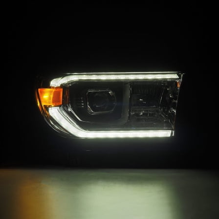 AlphaRex 07-13 Toyota Tundra / 08-17 Sequoia LUXX LED Proj HL Chrome w/Actv Light / Seq. Sig   DRL