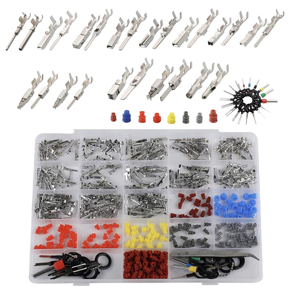 Coconut Ok 500Pcs Connector Pins Kit Terminal Pin Car Electrical 1/1.5/1.8/2.2/2.8/3.5Mm