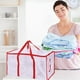 thumbnail image 4 of Bolsa de Almacenamiento Grande, Tote de Mudanza Resistente, Organizador Tejido con Asas, 69x36x38cm, para Ropa, Ropa de Cama y Mudanzas, 4 of 6
