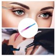 thumbnail image 5 of Unique Bargains 1 Pc Comb Eyelashes Tweezers for Bathroom Gradient Blue Purple Stainless Steel, 5 of 6