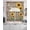 Brown Yellow, variant on Yellow Sunflower Swag Curtains for Living Room/Bedroom Windows, Butterfly Sunshine Farmhouse Country Kitchen Curtains and Valances Set 36 Inch Length, Light Filtering Swags Valance Curtain Panels