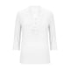 thumbnail image 5 of Tops de Color Sólido para las Mujeres Casual Tres Cuartos de Manga Cuello en V Suelta Camiseta Top Blusas para Uso Diario Y de Fiesta, 5 of 5