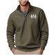 thumbnail image 1 of Blusa y camisa de manga larga con cuello alto para hombre, sudadera con capucha estampada, jersey deportivo con media cremallera, blusa de manga larga con cuello alto para hombre, blusa de poliéster, 1 of 4