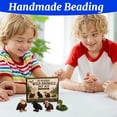 thumbnail image 5 of Tiny 3D Beaded Animal DIY Kit – Beginner Friendly Handmade Bead Art Set, Cute Mini Animal Decor Gift for Craft Lovers Wildlife-4pcs, 5 of 9