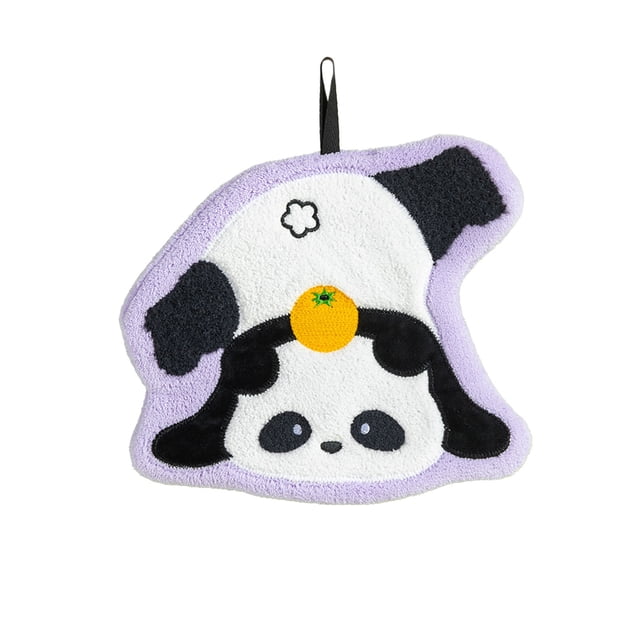 Kitchen Hand Towels Pandas Hand Towel Cute Pandas Absorbent Hand Towel Drying Towel Hangable Towel Holiday Gift Kitchen Cleaning Dry Cloth Holiday Kitchen Towels