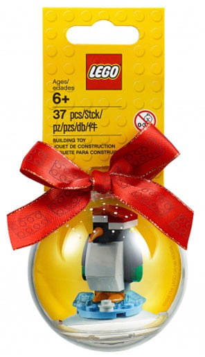 lego penguin ornament