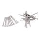 thumbnail image 3 of Tornillos de cabeza abotonada con brida, 50 piezas Tornillos de cabeza abotonada con brida Kit de tornillos de cabeza abotonada con brida Pernos con brida Diseñados a medida, 3 of 9
