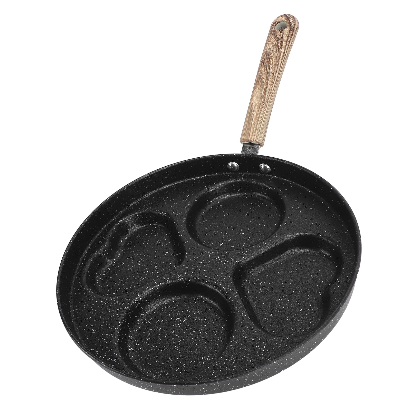 Multi-Compartment Breakfast Pan - Nonstick Divided Stovetop Grill
