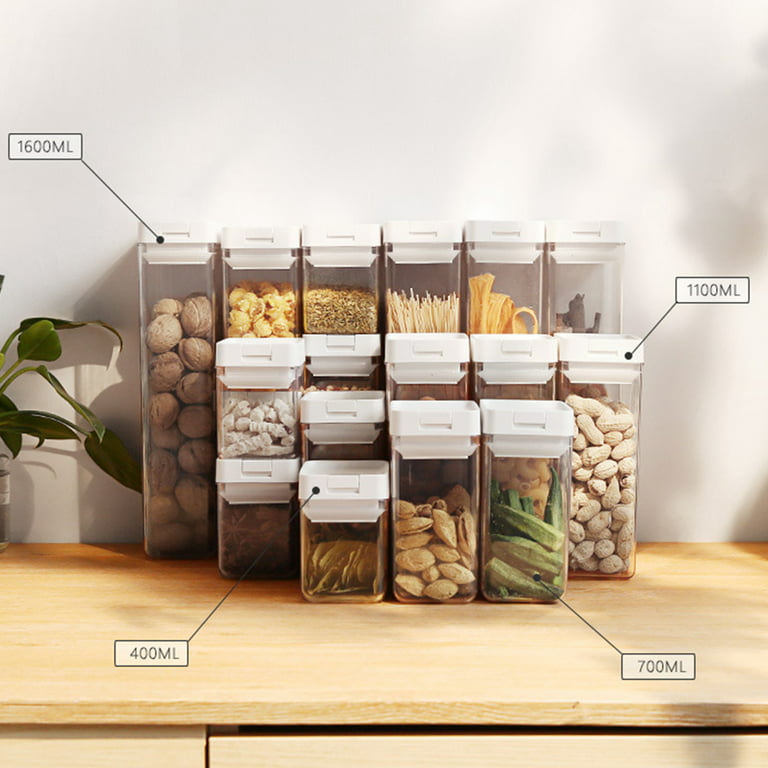 Twowood Airtight Food Storage Container Kitchen Pantry Square