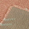 thumbnail image 4 of Carson Carrington Carson Shag Area Rug Pink 7'10" x 10' 8' x 10' Indoor Entryway, Kitchen, Bedroom Ivory, Cream, 4 of 5
