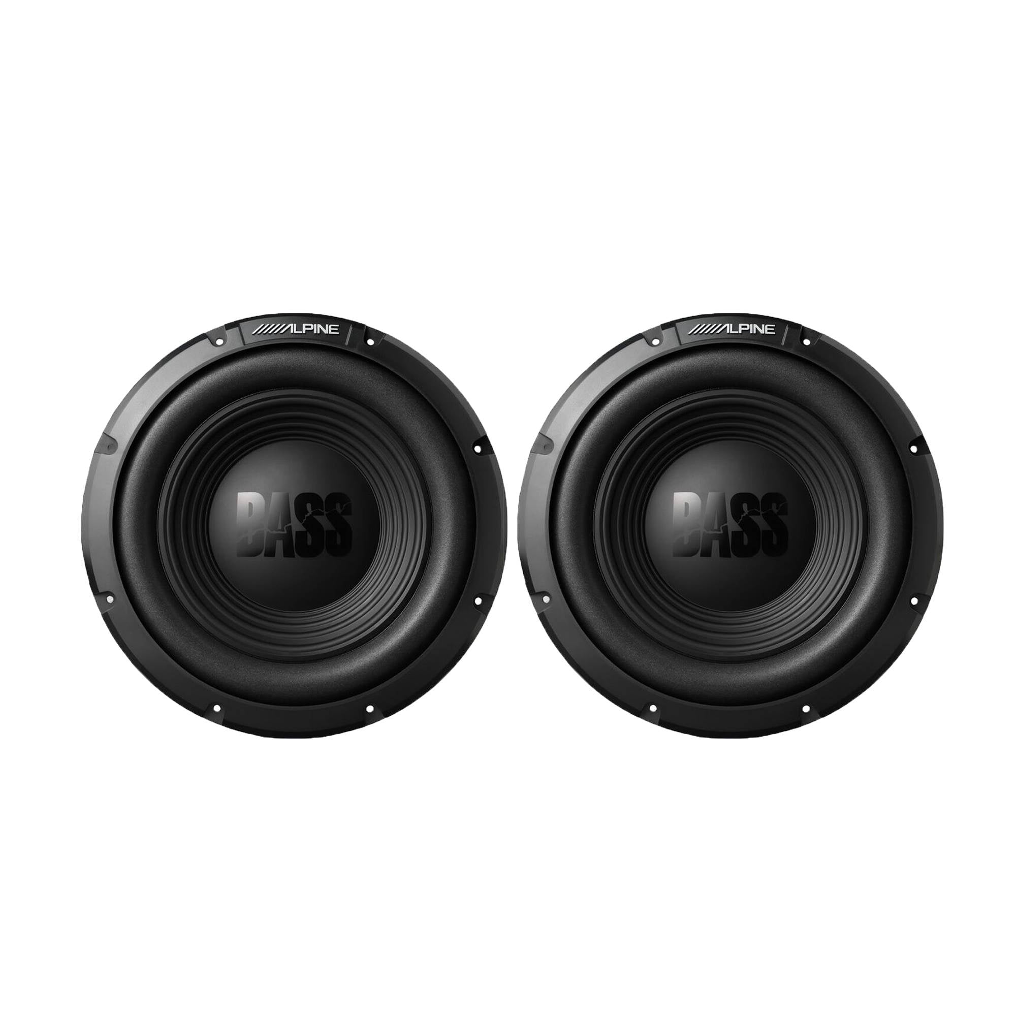 2 12 inch alpine bassline subs