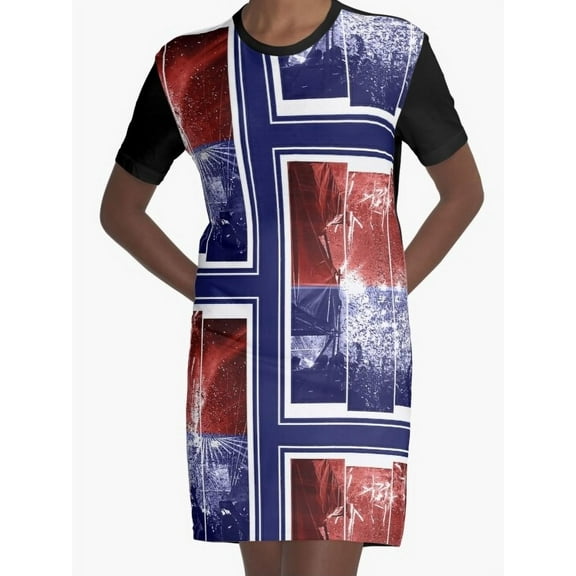 America: The Exclusive Collection Graphic T-Shirt Dress