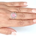 thumbnail image 4 of Rose Quartz Women Jewelry 925 Sterling Silver Ring, 4 of 9
