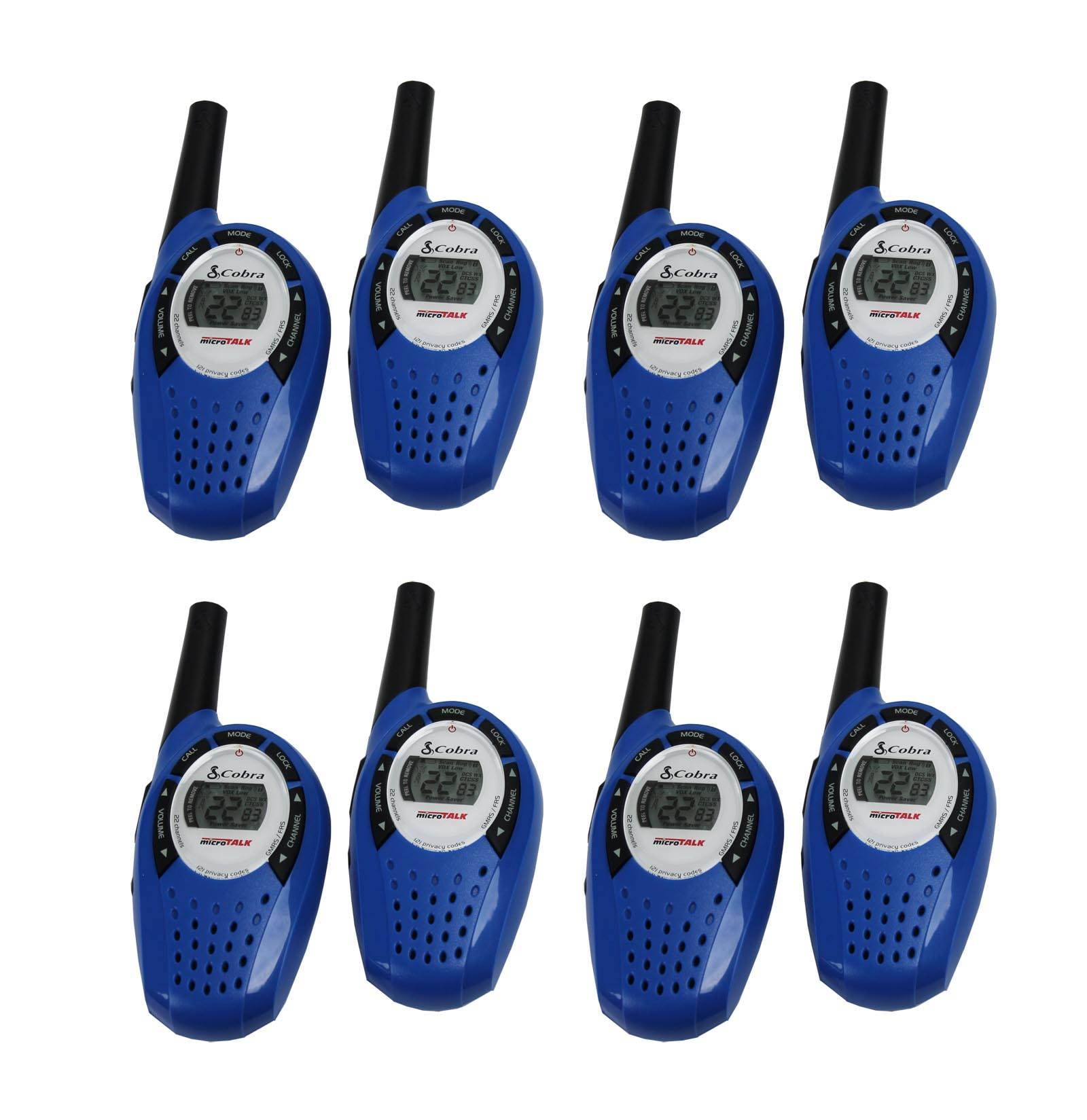 Cobra HE146 HE146 16-Mile 22-Channel FRS/GMRS 2-Way Radios Blue 